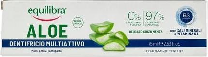 Image du produit Equilibra Aloe Gel Triple Action Pâte dentifrice Dans les dents About Action Aloe Vera 75Ml (75 ml)