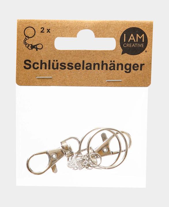 Actual product image I Am Creative Key fob with carabiner