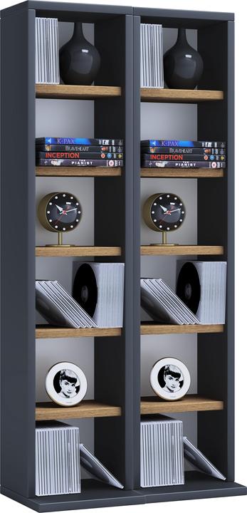 Immagine prodotto VCM Mobile porta CD DVD in legno Milano (42 x 20 x 92 cm)