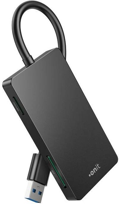 Image du produit Onit Lecteur de cartes externe USB-A 3-en-1 (USB 3.0)