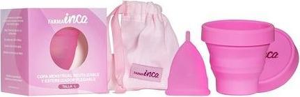 Produktbild Inca Farma Menstruationstasse gross mit Deckel (L)