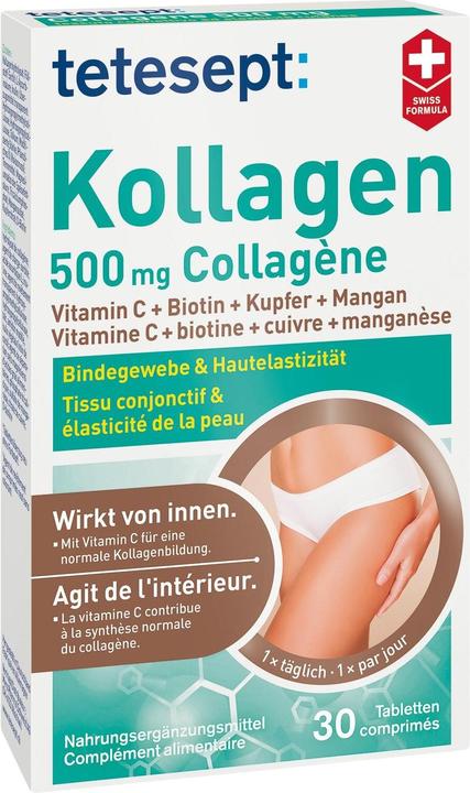 Produktbild Tetesept Kollagen (30 Stück, Tabletten, 150 g)