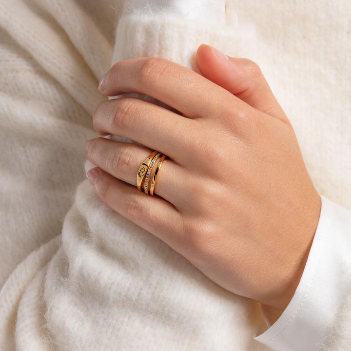 Produktbild Thomas Sabo Ring Stern Gold (56, 925 Silber)