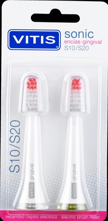 Produktbild Vitis sonic Ersatzbürstenkopf gingival (2 x)