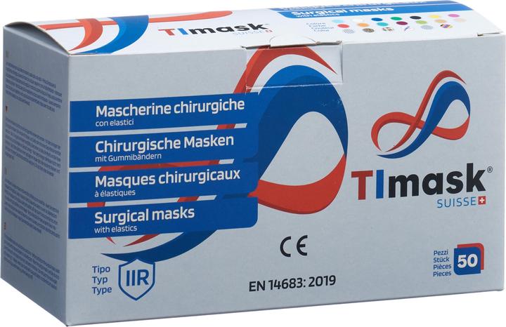Produktbild Timask Einweg-Mundschutz Frühling (50 Stk) (Typ IIR, 50 x)