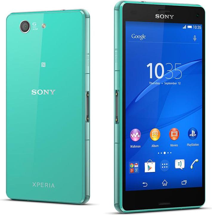 Sony Xperia Z3 Compact (16 GB, Green, 4.60", Single SIM, 20.70 Mpx, 4G)