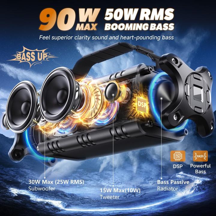 Image du produit W-king Haut-parleur Bluetooth (40 h)