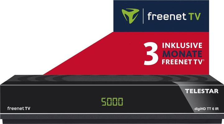 Produktbild Telestar digiHD TT 6 IR inkl. 3 Monate freenet TV (DVB-T2, DVB-C/T2, DVB-C)