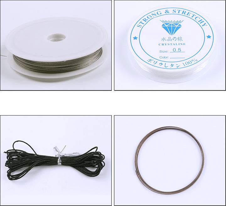 Produktbild I Am Creative Schmuck Herstellungs / Reparatur Kit inkl. Verschlüsse (600 Stück) für Ohrringe + Ketten