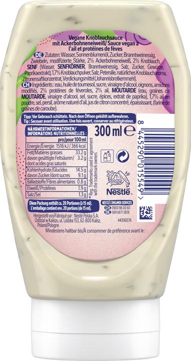 Produktbild THOMY Vegan Sauce Garlic (312 g)
