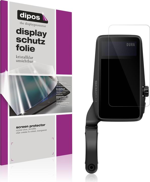 Produktbild Dipos Schutzfolie Klar für Coros Dura Solar GPS