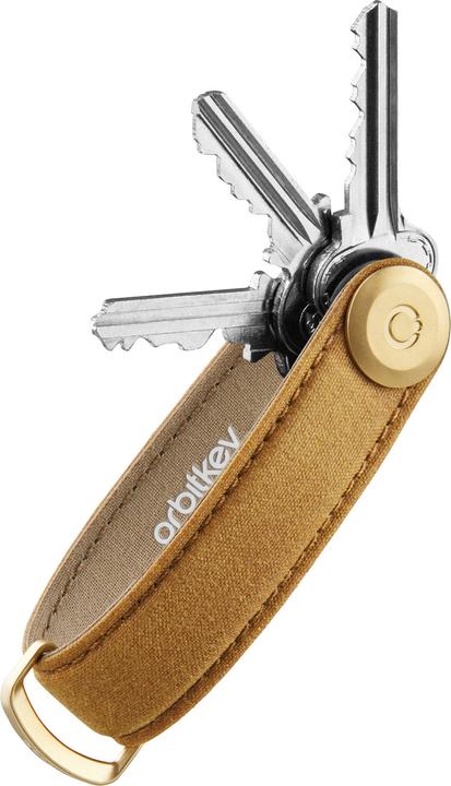 Orbitkey Waxed Canvas Key Organiser - Golden Sand