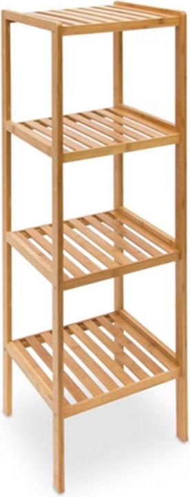 Actual product image Relaxdays Bamboo bathroom shelf (34 x 34 x 112 cm)