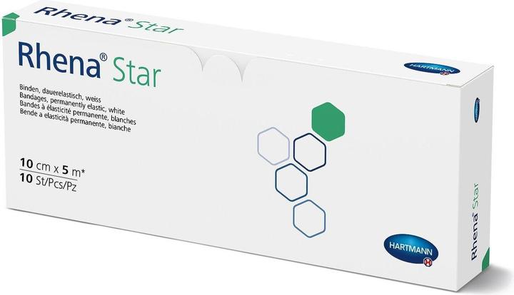 Rhena Star Elastische Binden 10cmx5m weiss offen