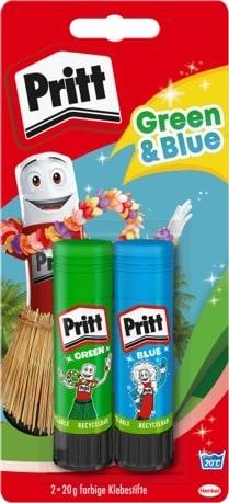 Pritt Colle stick Green & Blue