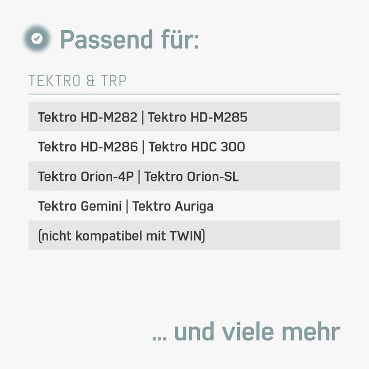 Nährwerte und Zutaten Borgen Entlüftungskit für Tektro-Bremsen