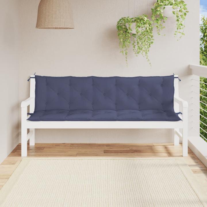 Produktbild VidaXL Gartenbank-Auflagen 2 Stk. O x ford-Gewebe (180 x 50 x 7 cm)