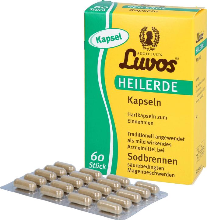 Immagine prodotto Luvos Capsule di terra curativa per il bruciore di stomaco, 60 capsule (60 Pezzo/i)