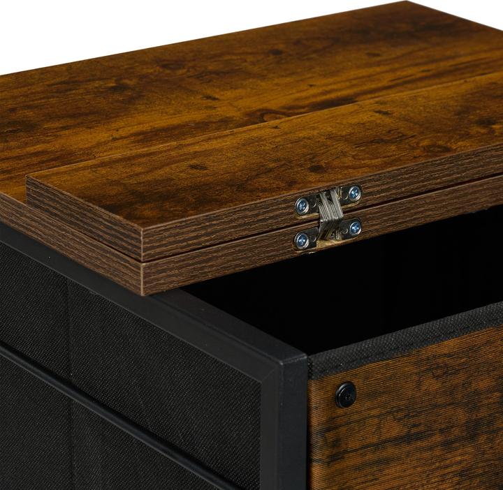 Immagine prodotto Relaxdays Industrial Rollcontainer 2 Schubladen