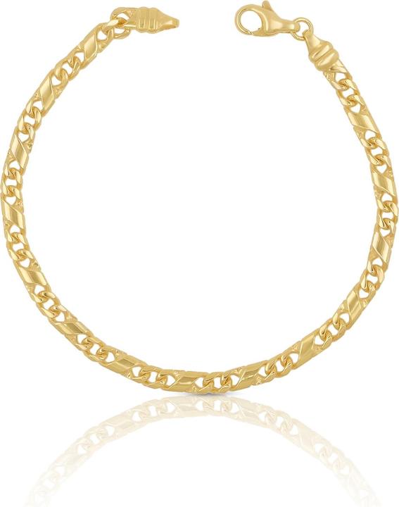 Muau 8er-Kette (19 cm, 750/18K Gelbgold)