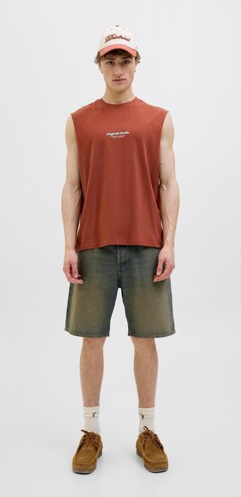 Produktbild Jack & Jones Gedruckt Rundhalsausschnitt Tanktop Tanktop (XS)