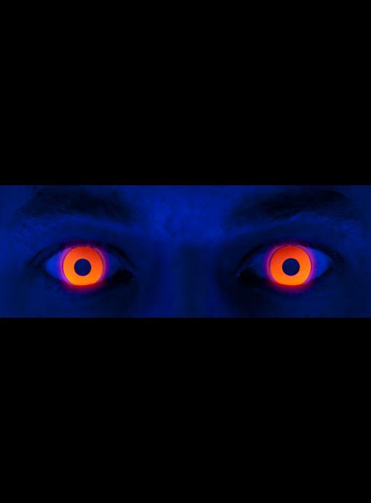 Produktbild Maskworld Orange UV Jahreslinsen Party Karneval Kontaktlinse (Orange)