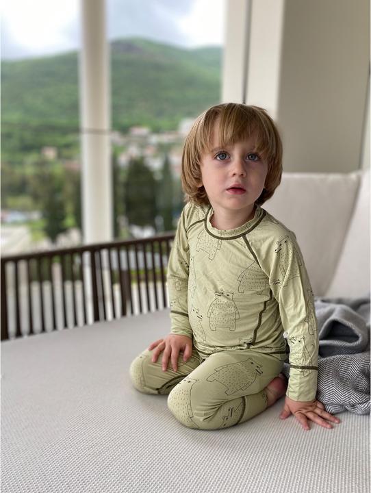 Actual product image Isbjörn Kid's Polarbear Set Baselayer (110)