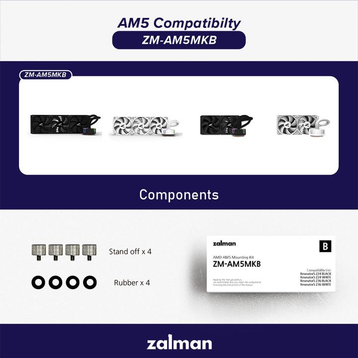 Energie-Label Zalman ZM-AM5MKB AMD Mounting Kit