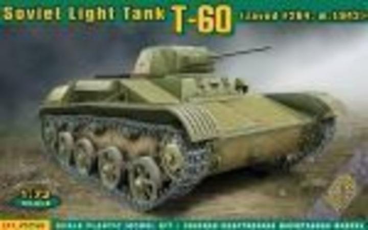 Actual product image Ace T-60 Soviet light tank(zavod #264,m1942)