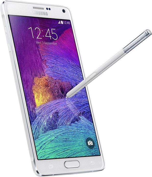 Produktbild Samsung Galaxy Note 4 (32 GB, Frost White, 5.70", 16 Mpx, 4G)