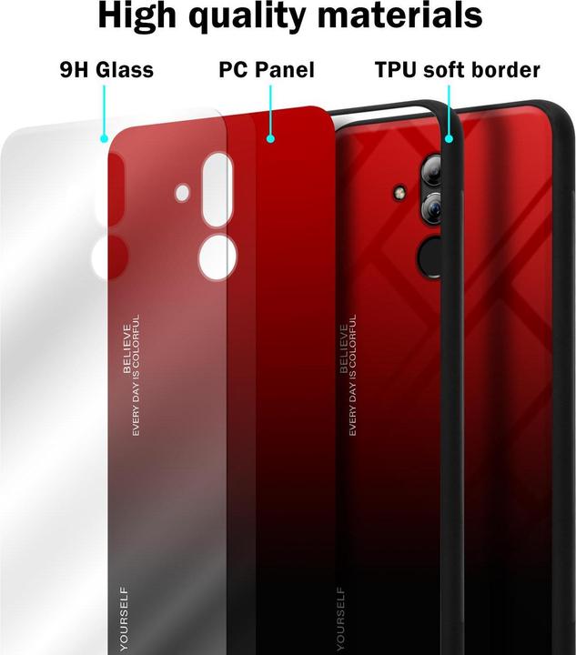 Immagine prodotto Cadorabo Copertura in vetro TPU 2 colori (Mate 20 Lite)