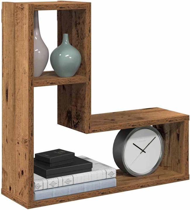 Image du produit VidaXL Wandregale 2 Stk. Altholz-Optik 50x15x50 Holzwerkstoff (50 x 15 x 50 cm)