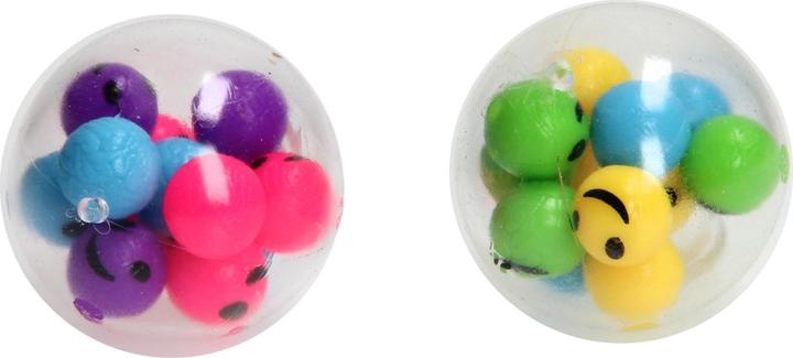 Image du produit Toi-Toys Balle à écraser amusante, remplie de boules de smiley