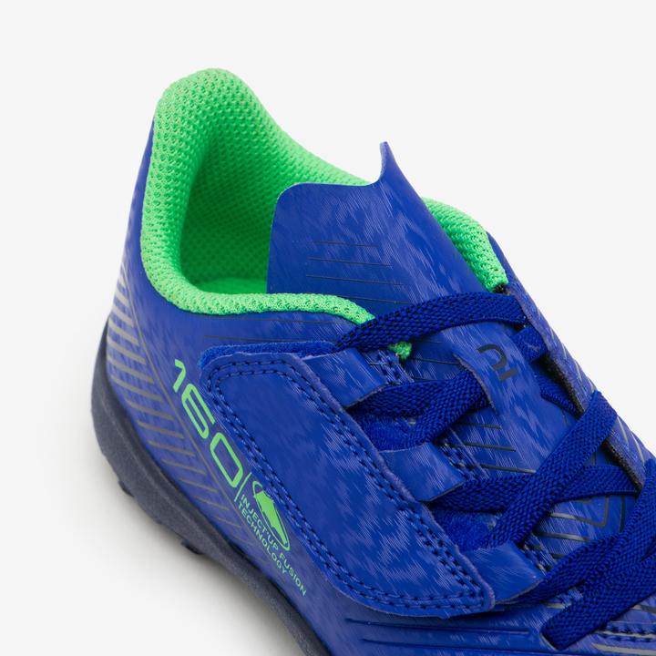 Image du produit Kipsta Chaussures de football à crampons pour enfants avec fermeture velcro - 160 Easy Turf bleu (29)