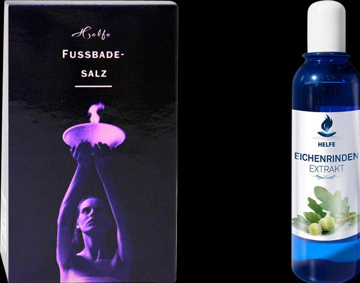 Produktbild Helfe Fussbadesalz + Eichenrinde-Extrakt (Fussbad)