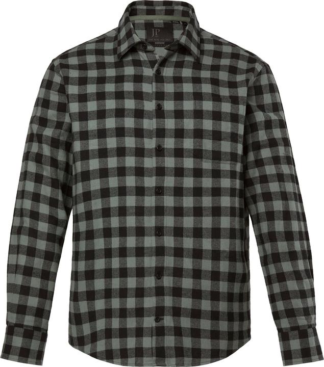 Produktbild JP1880 Karo-Flanellhemd, Langarm, Kentkragen, Modern Fit (3XL)