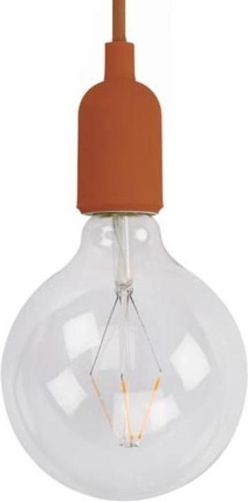 Produktbild Vellight Design-Pendelleuchte Mit Textilkabel - Braun (E27)