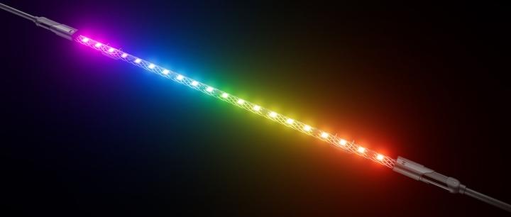 Actual product image Hyte Ls30 RGB Light Strips Blk 2pk (Blue, Green, Red)