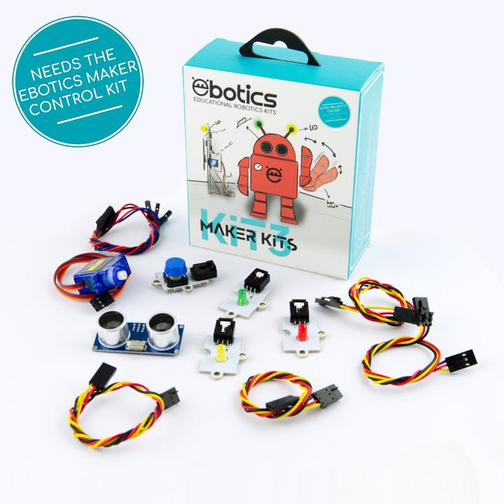 Actual product image Ebotics Training robot, Maker Kit 3 (motherboard required)
