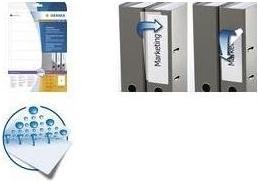 Actual product image HERMA Removable A4 file labels