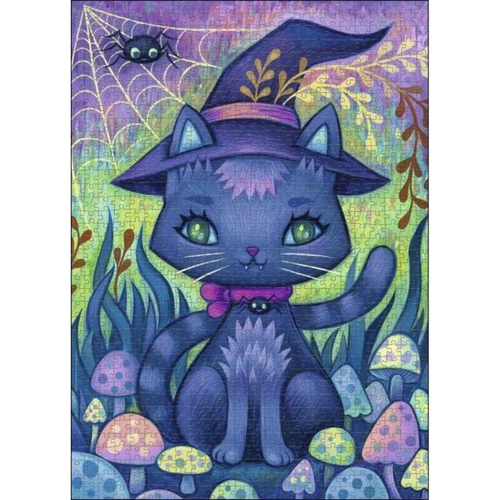 Actual product image Heye Witch Cat Standard 1000 pieces (1000 pieces)