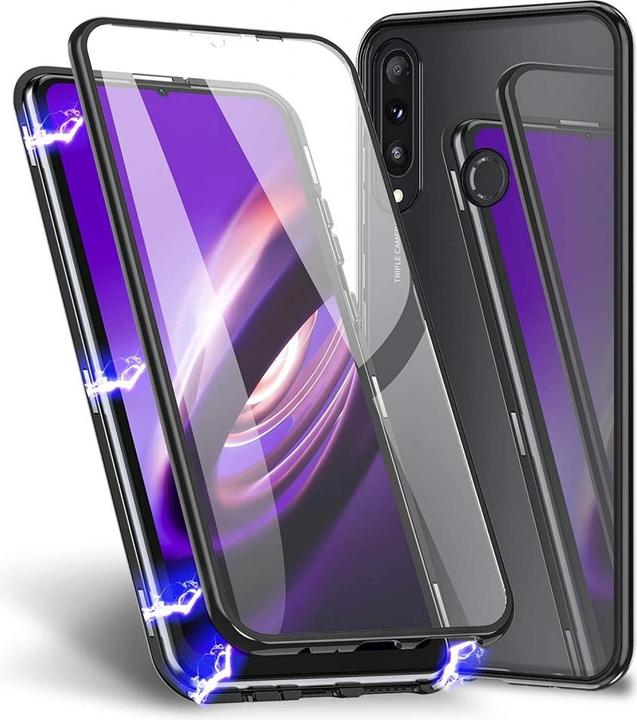 Actual product image G-Case Huawei Y6p Aluminium Magnetic Glass Case Cover (Huawei Y6p)
