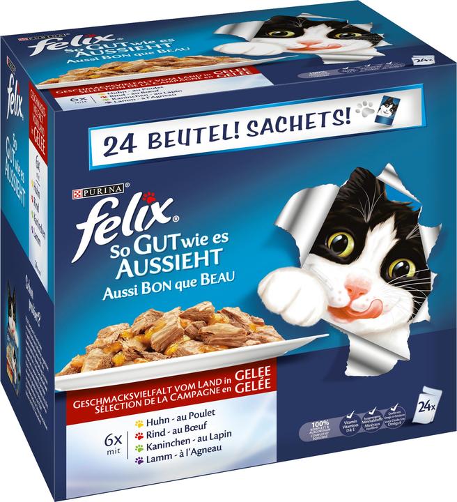 Produktbild Felix So gut wie es aussieht (Adult, 24 Stk., 100 g)