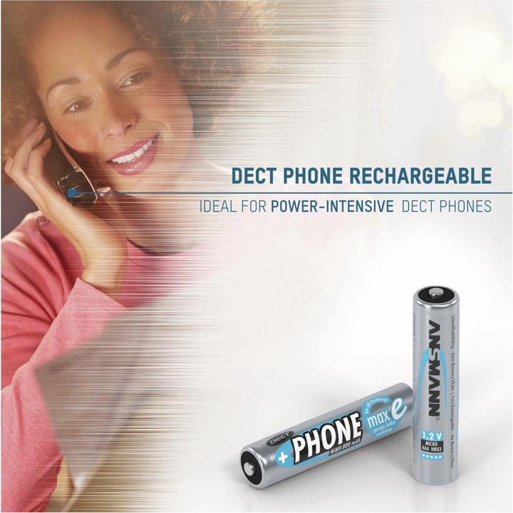 Productafbeelding Ansmann AAA (2 Pcs., AAA, 800.80 mAh)