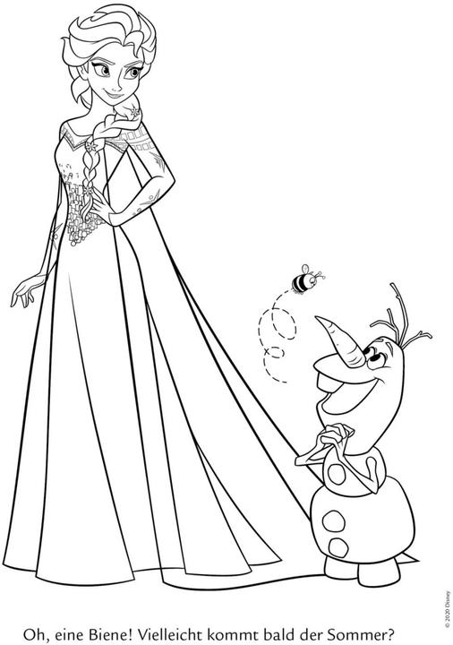 Image du produit Disney Eiskönigin : Amusant à colorier avec Olaf