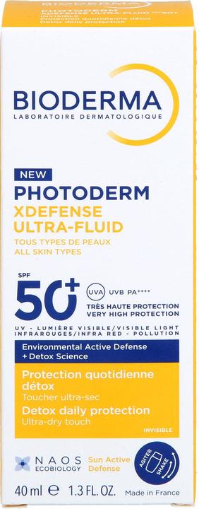 Produktbild Bioderma Photoderm Xdefe transpa Tb 40ml (Sonnencreme, SPF 50+, 40 ml)