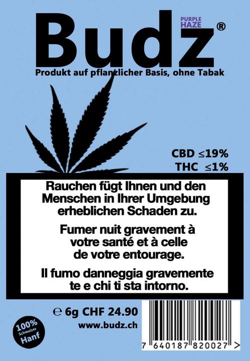 Budz Purple Haze (6 g, Intérieur)