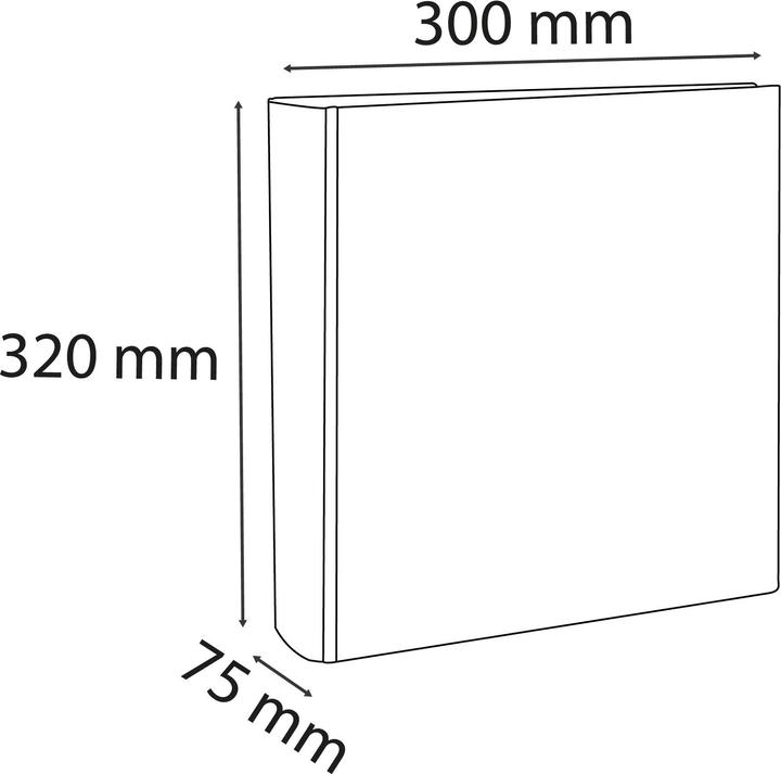 Actual product image Exacompta Folder (A4, 60 mm, 70 Piece)