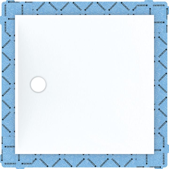 Actual product image Geberit shower tile Setaplano, 154.290.11.1, 120x120cm, height 4,5 cm, white-alpine