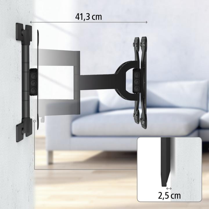 Actual product image Hama Fullmotion Ultraslim (Wall, 65", 30 kg)
